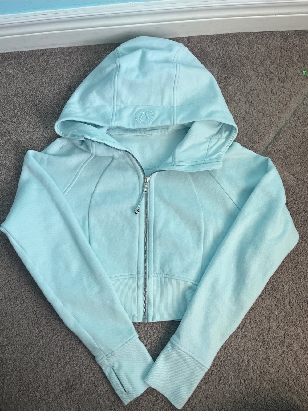 Lulu cropped full zip